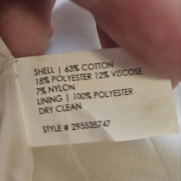 Club Monaco Textured Pleated Skirt Women's Size S Cotton Blend - Picture 4 of 4